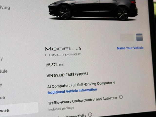 2025 Tesla Model 3 Long Range Rear-Wheel Drive