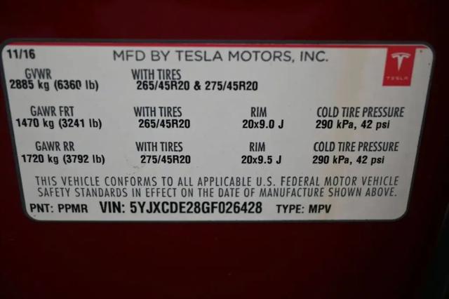 2016 Tesla Model X 90D