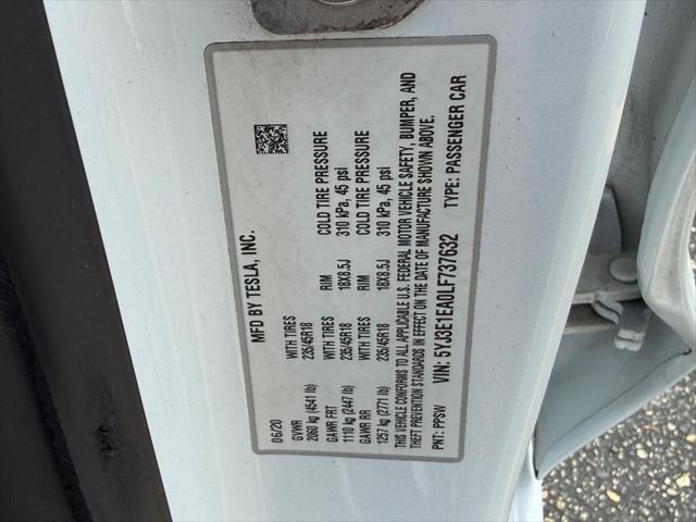 2020 Tesla Model 3 Standard