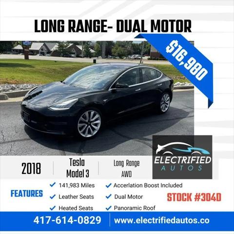 2018 Tesla Model 3 Long Range for sale in Joplin, MO