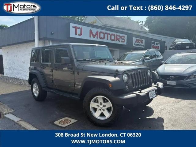 2018 Jeep Wrangler JK Unlimited Sport S 4x4 for sale in New London, CT