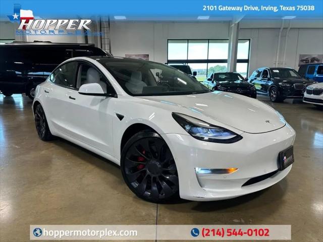 2022 Tesla Model 3 Performance Dual Motor All-Wheel Drive for sale in Irving, TX