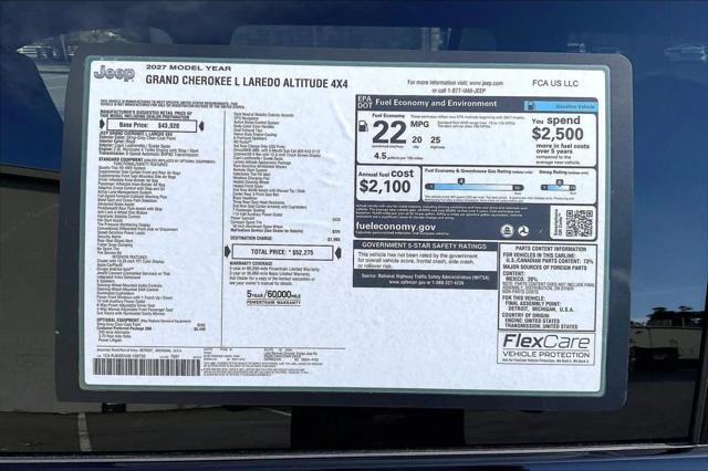 New 2027 Sting-Gray Clear-Coat Paint Jeep Laredo image 36