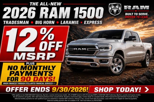 2026 RAM Ram 1500 RAM 1500 EXPRESS CREW CAB 4X4 57 BOX