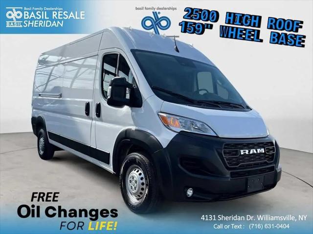 2025 Ram ProMaster 2500 Cargo Van Tradesman High Roof 159" WB w/Pass Seat for sale in Williamsville, NY