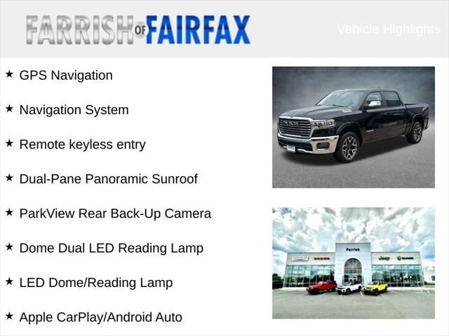 2026 RAM 1500 RAM 1500 LARAMIE CREW CAB 4X4 57 BOX 2026 RAM 1500 RAM 1500 LARAMIE CREW CAB 4X4 57 BOX