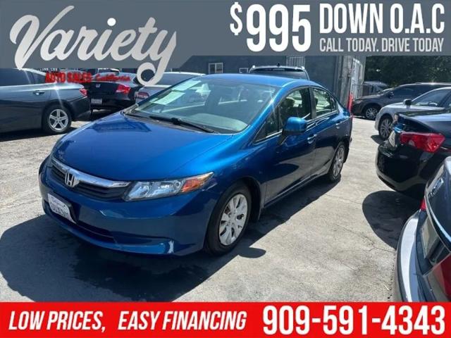 2012 Honda Civic LX for sale in ONTARIO, CA