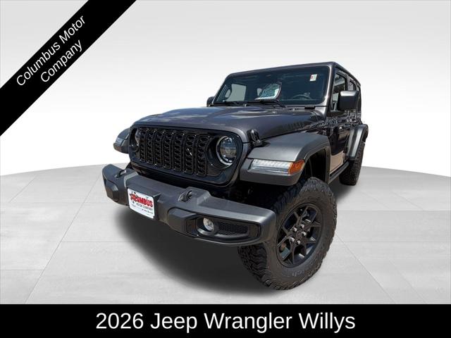 2026 Jeep Wrangler 4-Door Willys 4x4 for sale in Columbus, NE