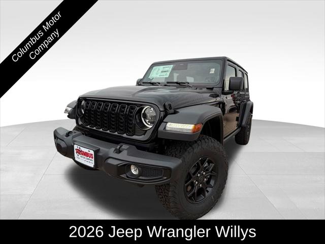 2026 Jeep Wrangler 4-Door Willys 4x4 for sale in Columbus, NE