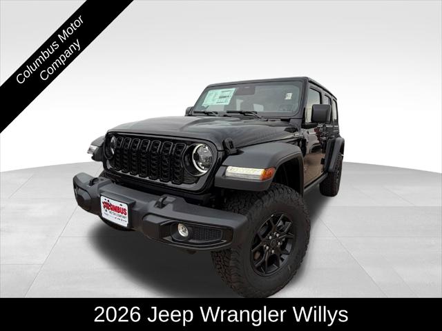 2026 Jeep Wrangler 4-Door Willys 4x4 for sale in Columbus, NE