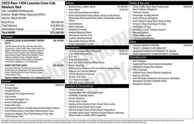 2023 RAM 1500 Laramie Crew Cab 4x4 64 Box