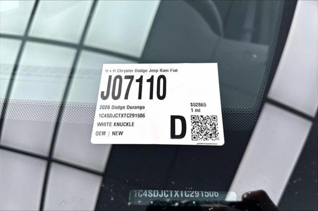 2026 Dodge Durango GT Plus AWD HEMI V8