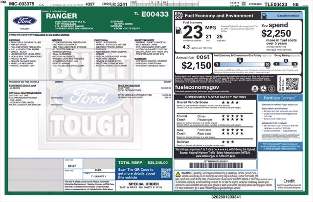 2026 Ford Ranger XL