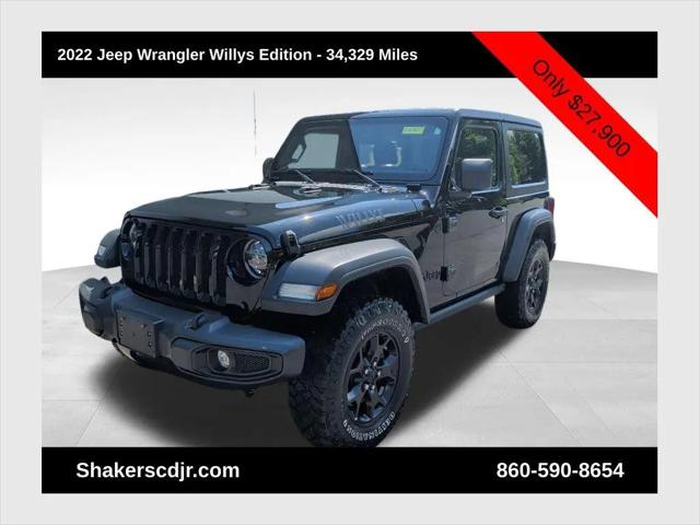 2022 Jeep Wrangler Willys 4x4 for sale in Watertown, CT