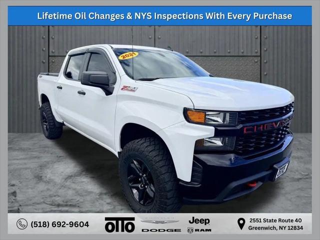 2021 Chevrolet Silverado 1500 4WD Crew Cab Short Bed Custom Trail Boss for sale in Greenwich, NY
