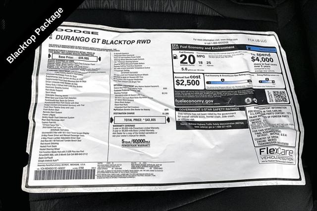 2026 Dodge Durango GT RWD