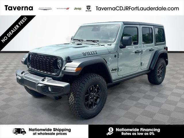 2026 Jeep Wrangler 4-Door Willys 4x4 for sale in Pompano Beach, FL