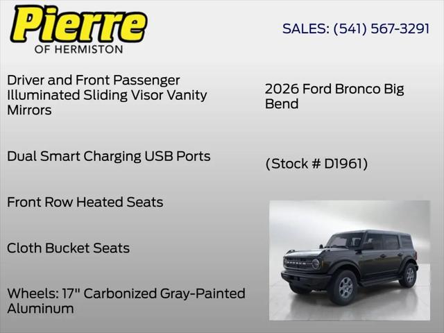 2026 Ford Bronco Big Bend