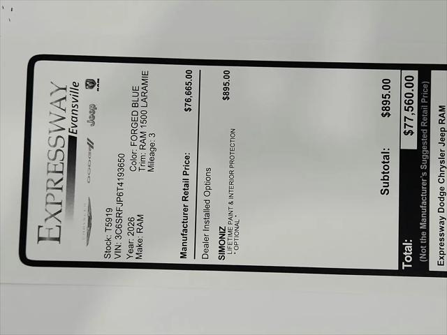 2026 Ram 1500 Laramie