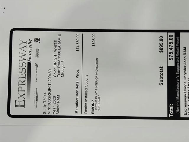 2026 Ram 1500 Laramie