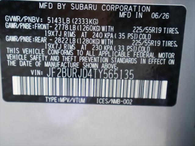 2026 Subaru Outback Touring XT