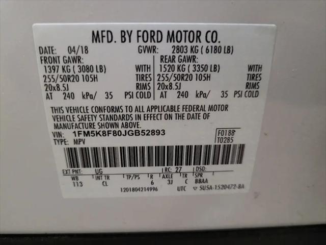 2018 Ford Explorer Limited