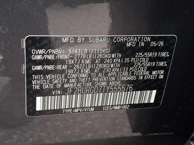 2026 Subaru Outback Limited XT