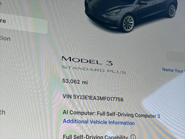 2021 Tesla Model 3 Standard Range Plus Rear-Wheel Drive