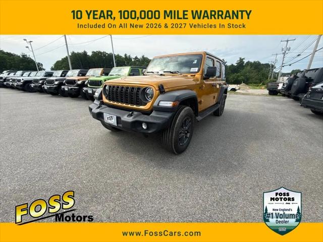 2026 Jeep Wrangler 4-Door Sport S 4x4 for sale in Exeter, NH