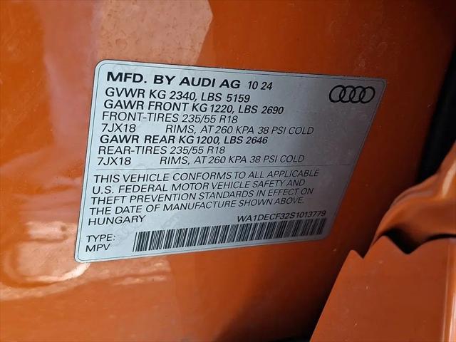 2025 Audi Q3 Premium 45 TFSI S line quattro Tiptronic