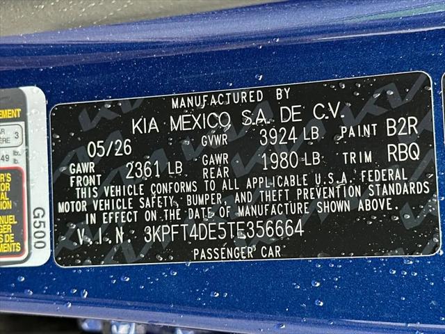 2026 Kia K4 LXS