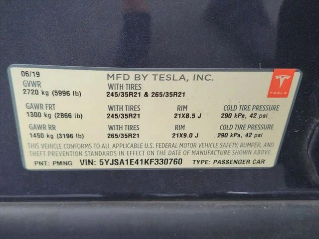 2019 Tesla Model S Performance