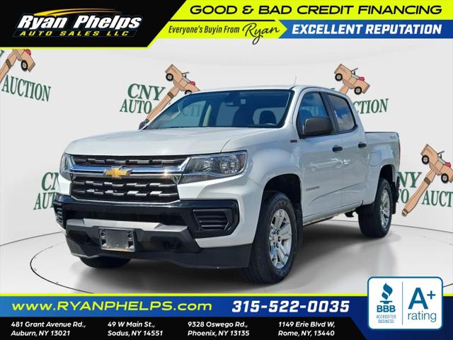 2021 Chevrolet Colorado 4WD Crew Cab Short Box WT for sale in Auburn, NY