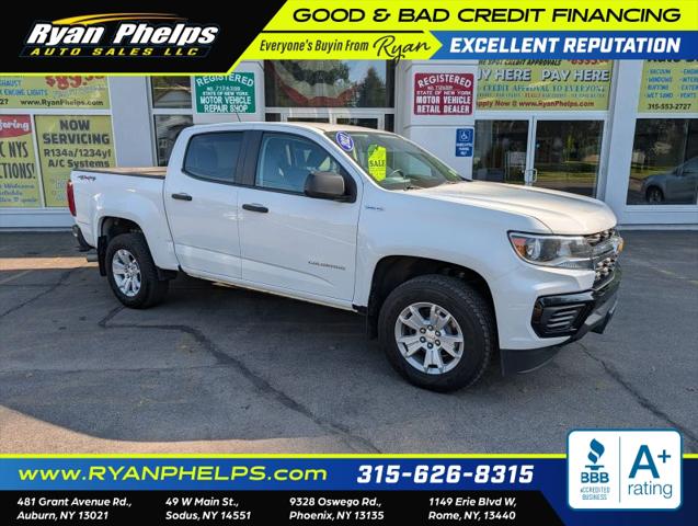 2021 Chevrolet Colorado 4WD Crew Cab Short Box WT for sale in Sodus, NY