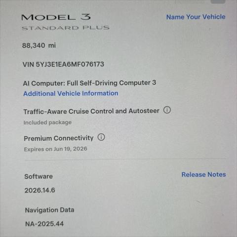 2021 Tesla Model 3 Standard Range Plus Rear-Wheel Drive