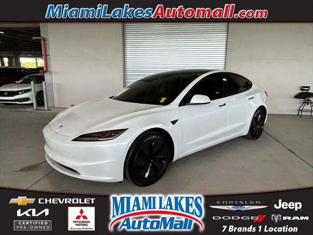 2025 Tesla Model 3 Long Range Rear-Wheel Drive for sale in Miami Lakes, FL
