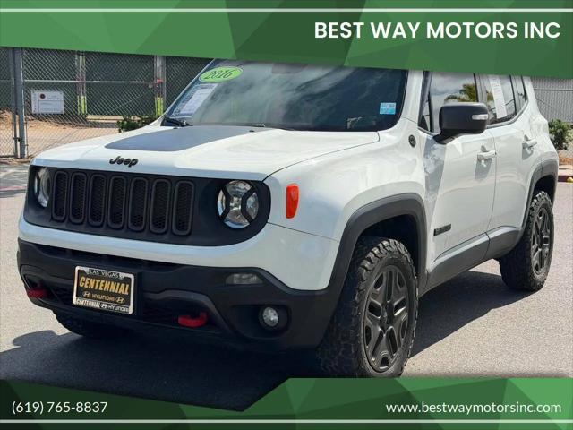 2016 Jeep Renegade Trailhawk for sale in San Diego, CA