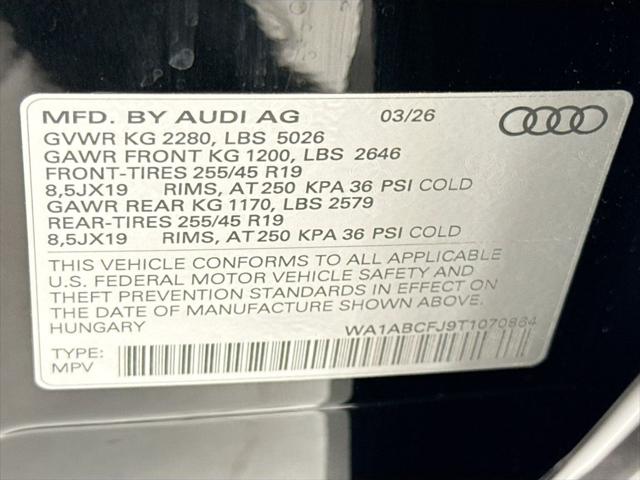 2026 Audi Q3 TFSI quattro S tronic