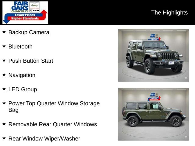 2023 Jeep Wrangler 4xe Rubicon 4x4 2023 Jeep Wrangler 4xe Rubicon 4x4