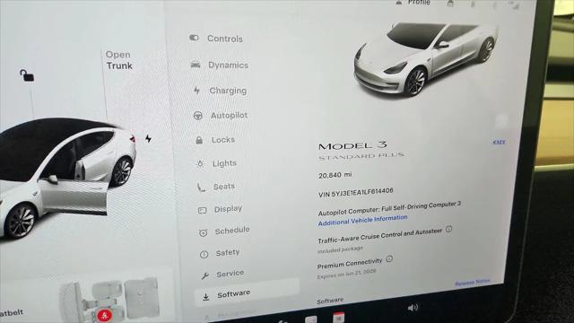 2020 Tesla Model 3 Standard Range Plus Rear-Wheel Drive