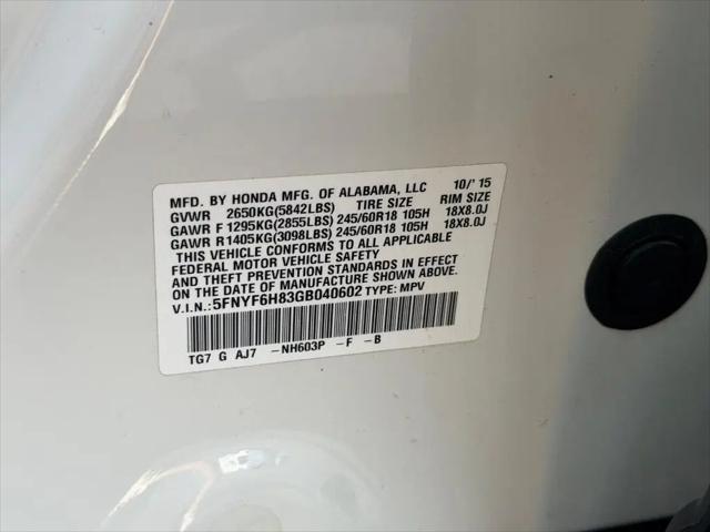2016 Honda Pilot EX-L