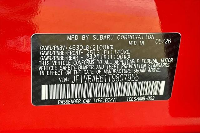 2026 Subaru WRX Premium