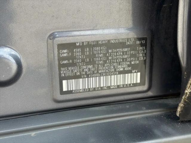 2014 Subaru Outback 2.5i Limited