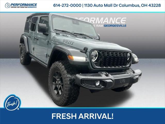 2024 Jeep Wrangler 4-Door Willys for sale near Columbus, OH