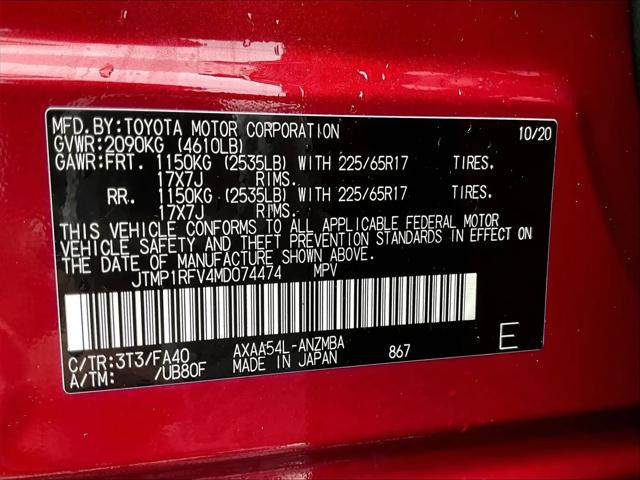 2021 Toyota RAV4 XLE