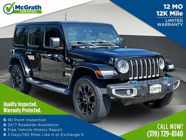 2023 Jeep Wrangler 4xe Sahara 4x4 for sale in DUBUQUE, IA