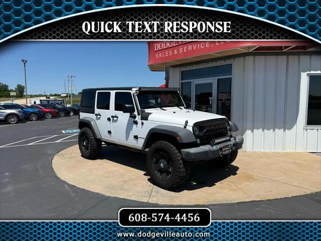 2016 Jeep Wrangler Unlimited Sport for sale in Dodgeville, WI