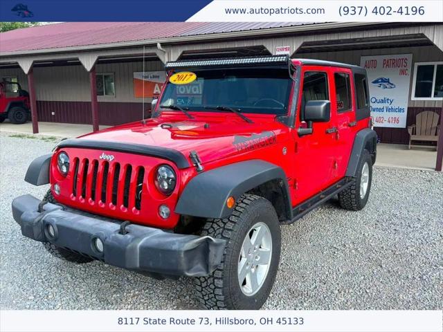 2017 Jeep Wrangler Unlimited Sport for sale in Hillsboro, OH