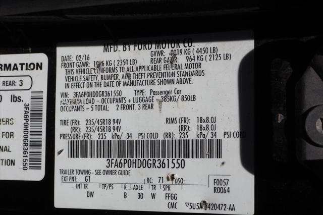 2016 Ford Fusion SE