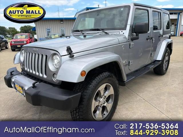 2018 Jeep Wrangler JK Unlimited Sahara 4x4 for sale in Effingham, IL